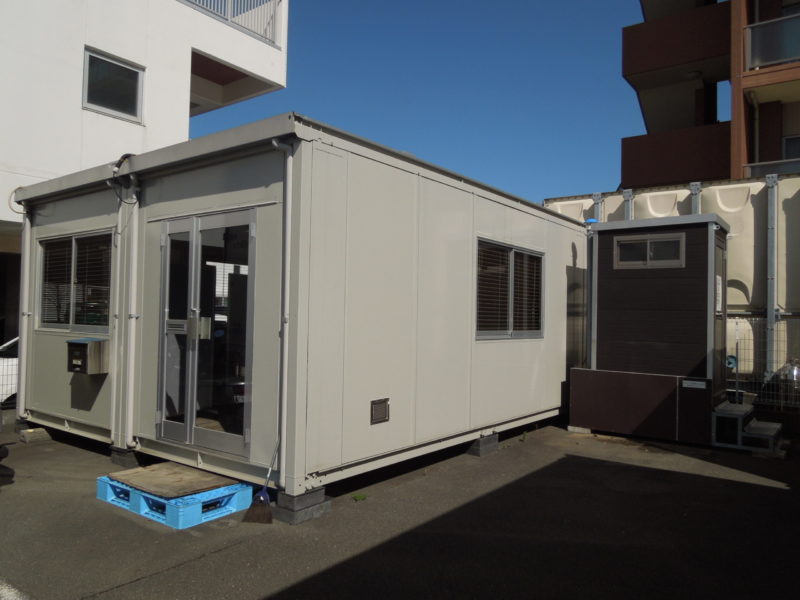 近隣対策　仮設トイレ