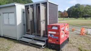 バイオトイレ　発電機